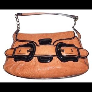 Vintage brown and black FENDI bag and wallet rare finding